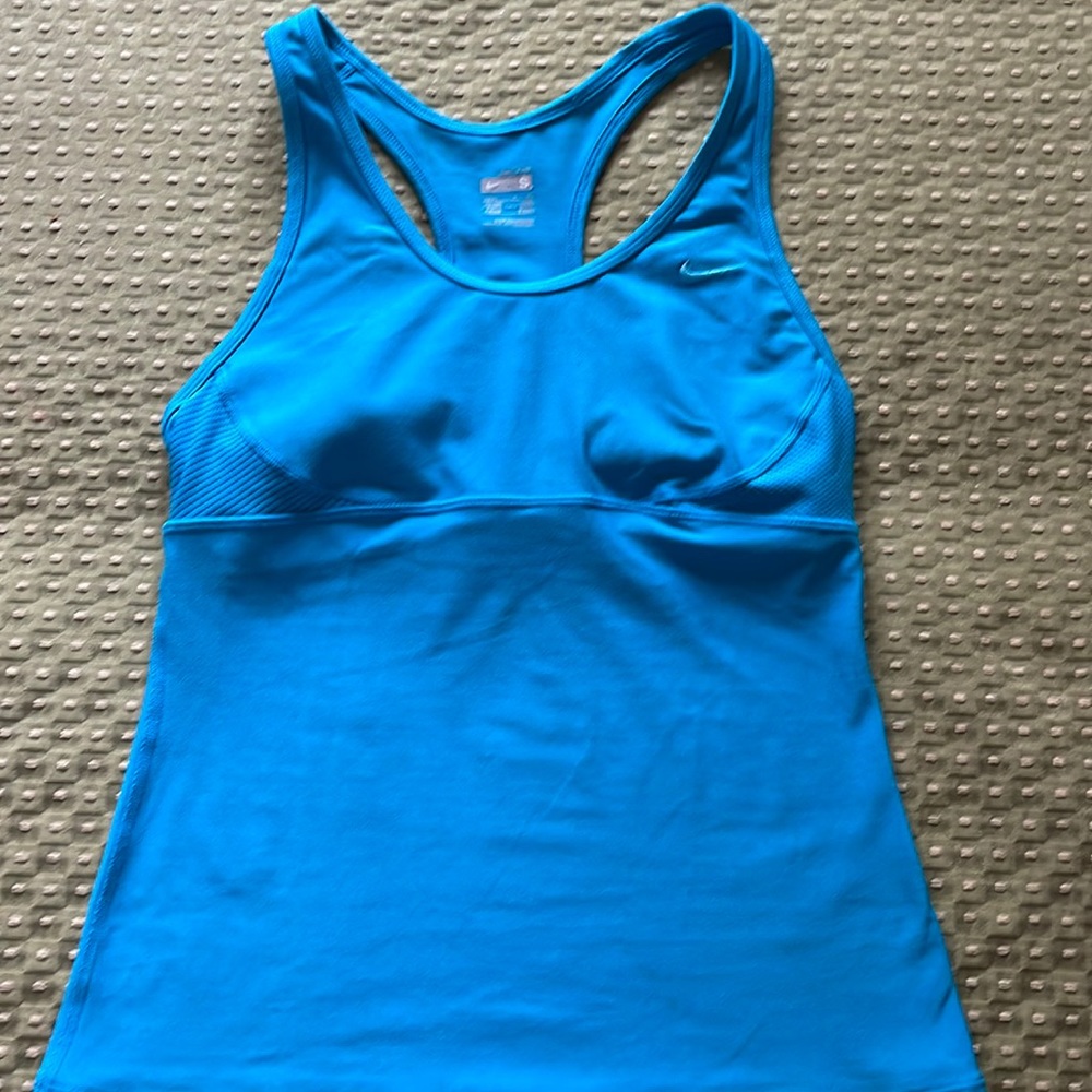 Reebok athletic top.  Air comfort fabric,  bra support insert. Racer-back.